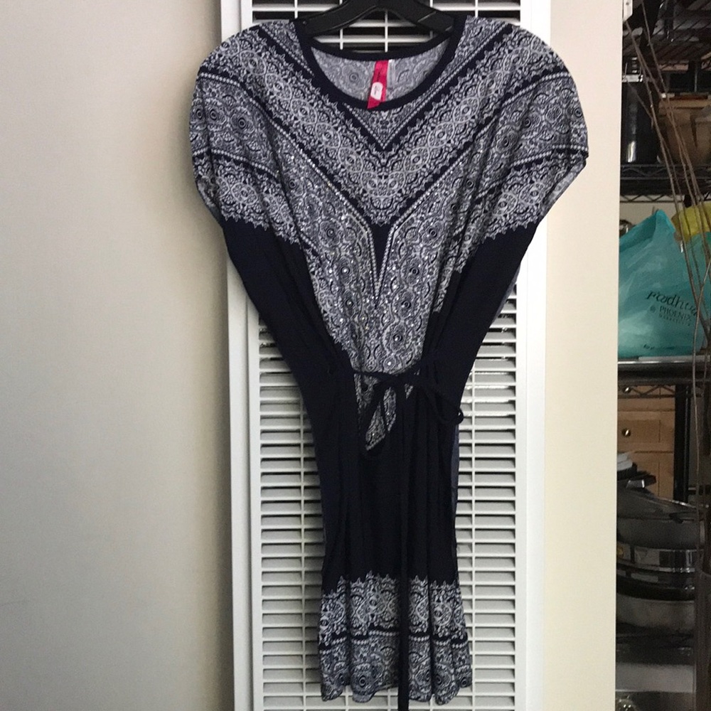 Stunning bejeweled tunic size S